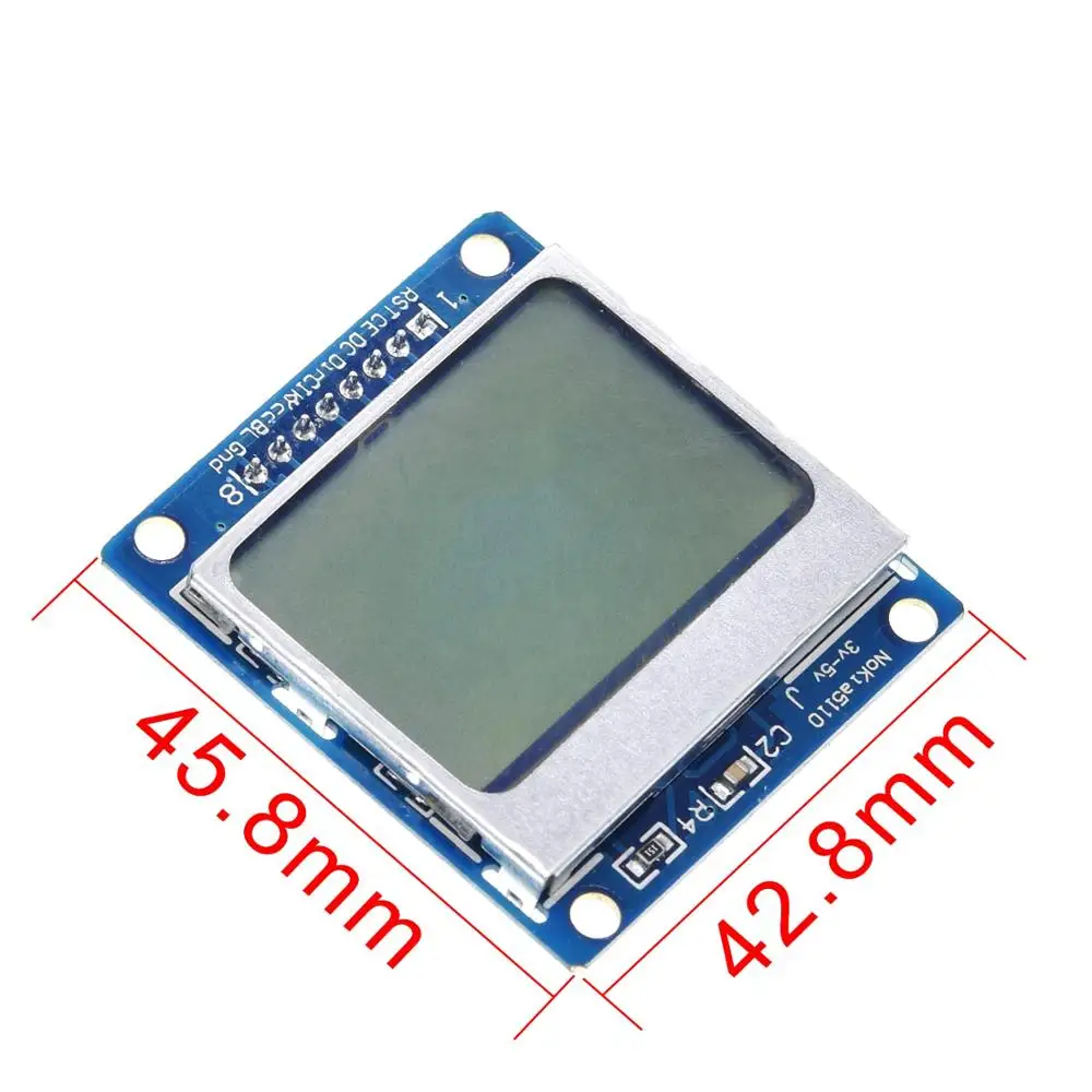 1 шт. ShengYang высокое качество 84*48 84x48 ЖК-модуль белая подсветка адаптер PCB для Nokia 5110 для Arduino Лидер продаж по всему миру