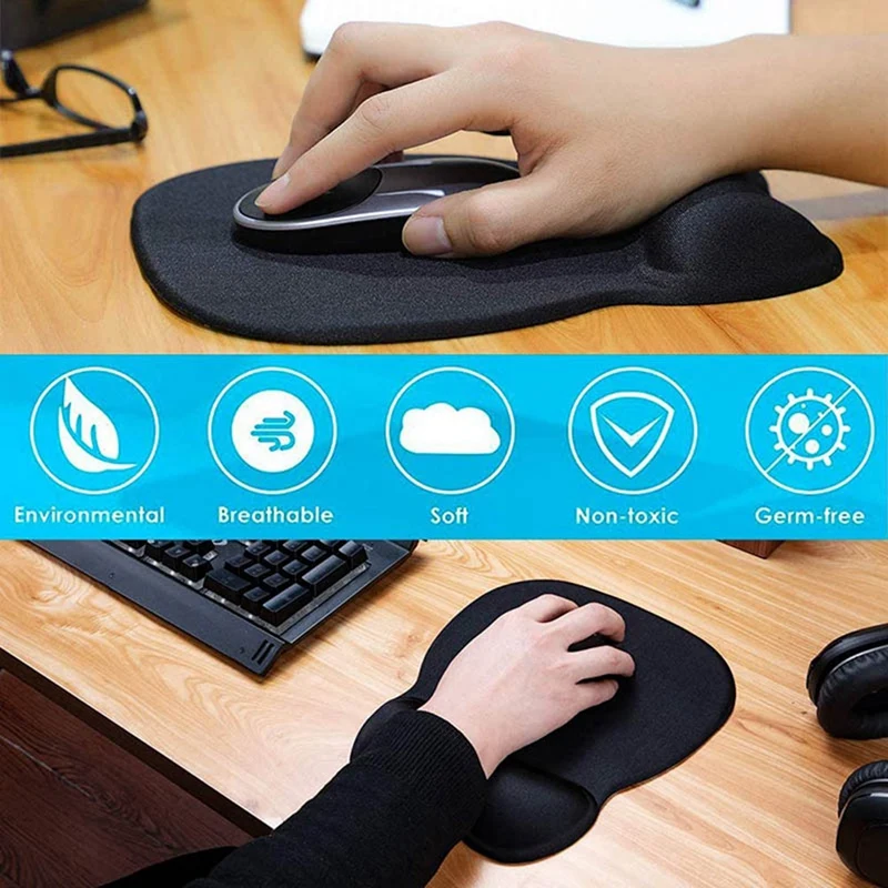 

Mouse Pad with Wrist Support Ergonomic Mouse Pad, Simple Three-Dimensional Office Mouse Pad, Comfortable to Use