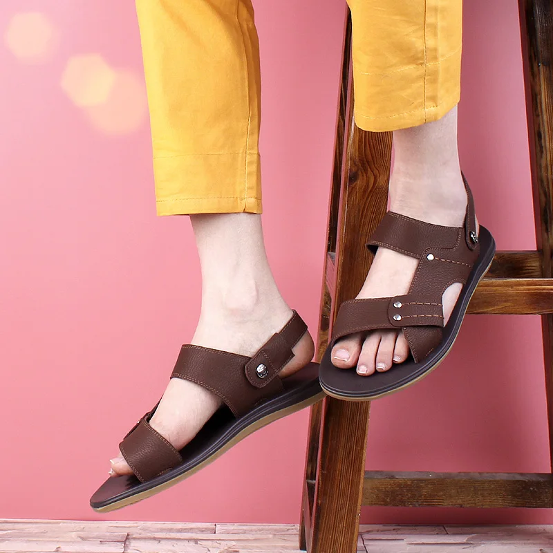 

Sandale Homme Ete Sandalias Deportivas Hombre Sandals Men Leather Romanas Mens Summer Sandles Man 2019 Big Size For