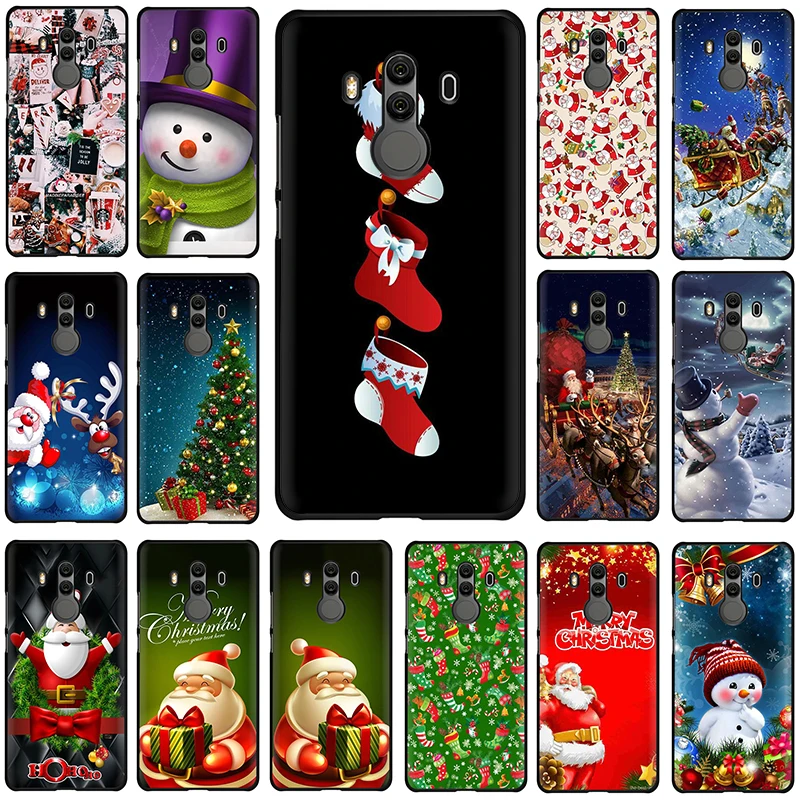 Счастливый год Merry Рождественская силиконовая чехол для телефона для huawei Y5 Y6 Y7 Prime Y9 Коврики 10 20 30 Pro Lite Nova 3 3i 4 5i