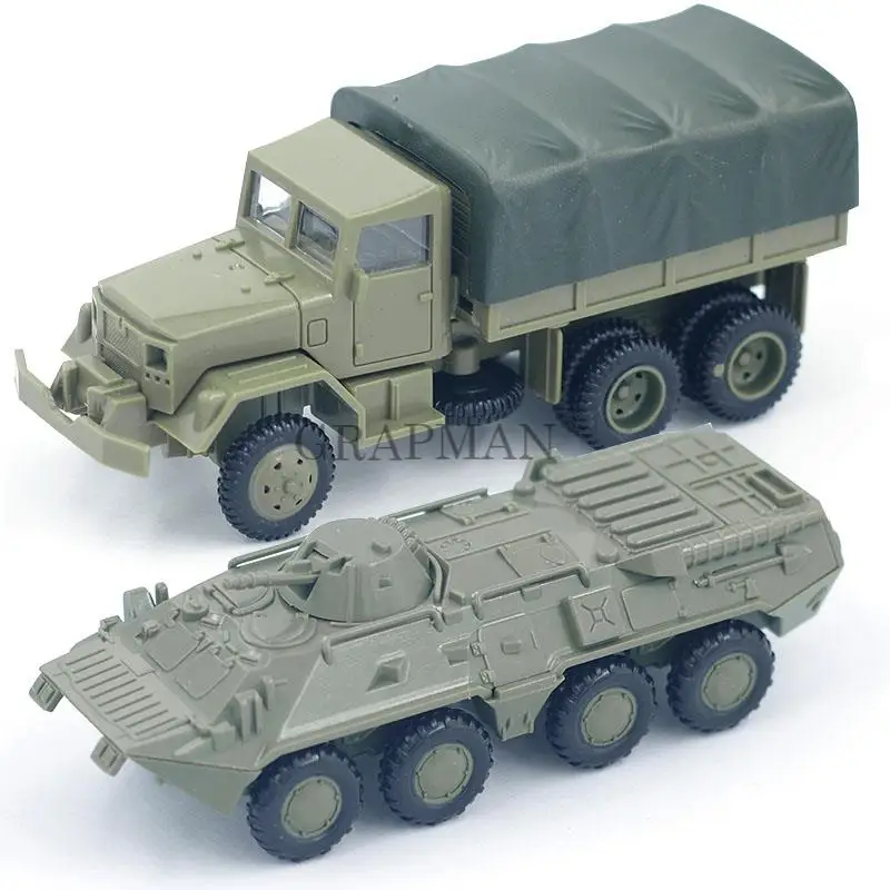 1:72 4D собрать автомобиль M35 грузовик советский BTR 80 колесные бронированные машины