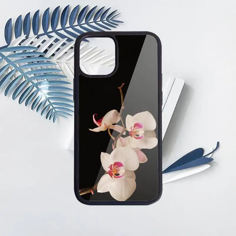 

orchid flower Phone Case for iPhone 11 12 pro XS MAX 8 7 6 6S Plus X 5S SE 2020 XR Hard PC
