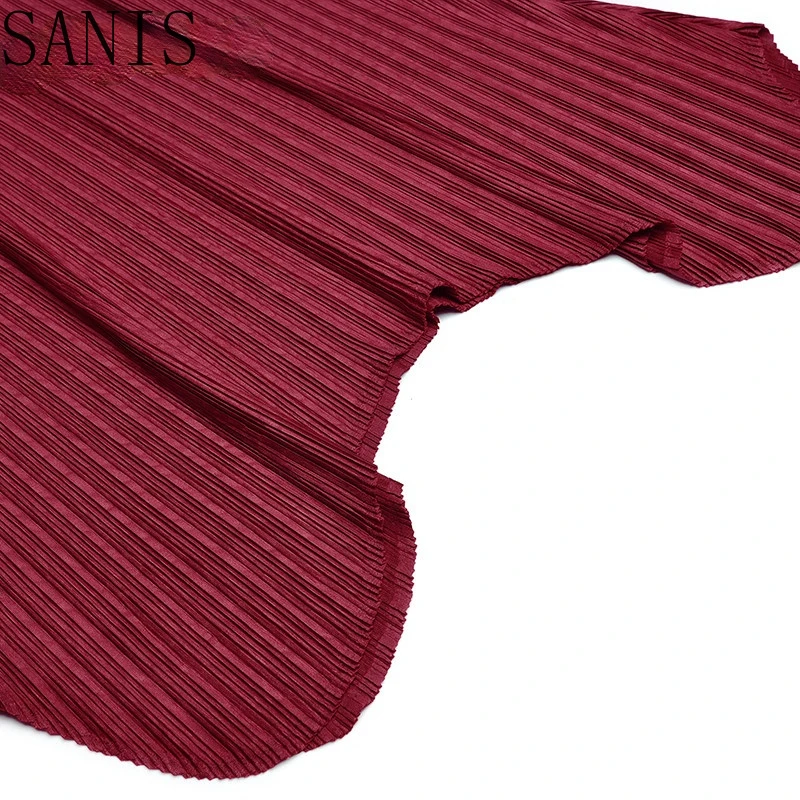 

Sanis Fashion Designer Suit Spring Summer Women Lantern Sleeve Loose Lace-up Tops+ Asymmetrical skirt Pleated Two-piece set