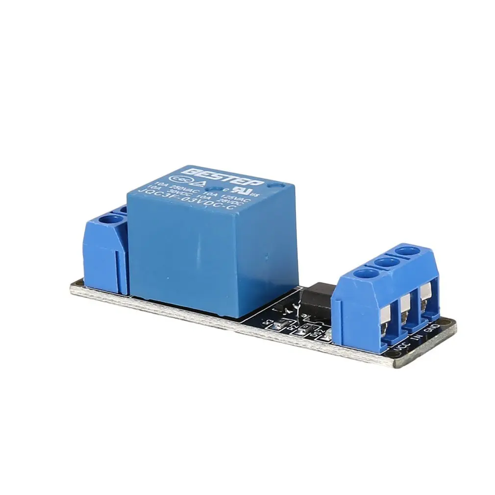 

3V 1 Channel Relay Module Interface Board Low Level Trigger Optocoupler For SCM PLC Smart Home Remote Control Switch
