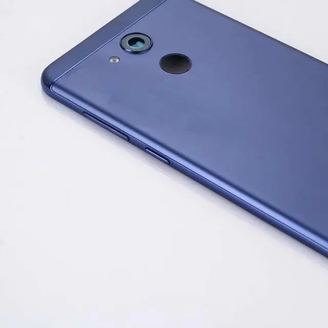 Чехол на заднюю крышку для Huawei Honor 6C Pro/Honor V9 Play металлическая задняя дверь ремонт батарея чехол+ кнопки камеры стекло