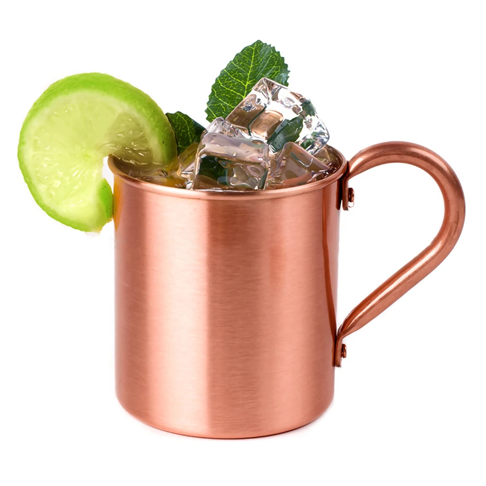 

Pure Copper Mug Creative Coppery Handcrafted Lemonade Beer Mule Cocktail Cup For Restaurant Bar Drinkware Party Kitchen