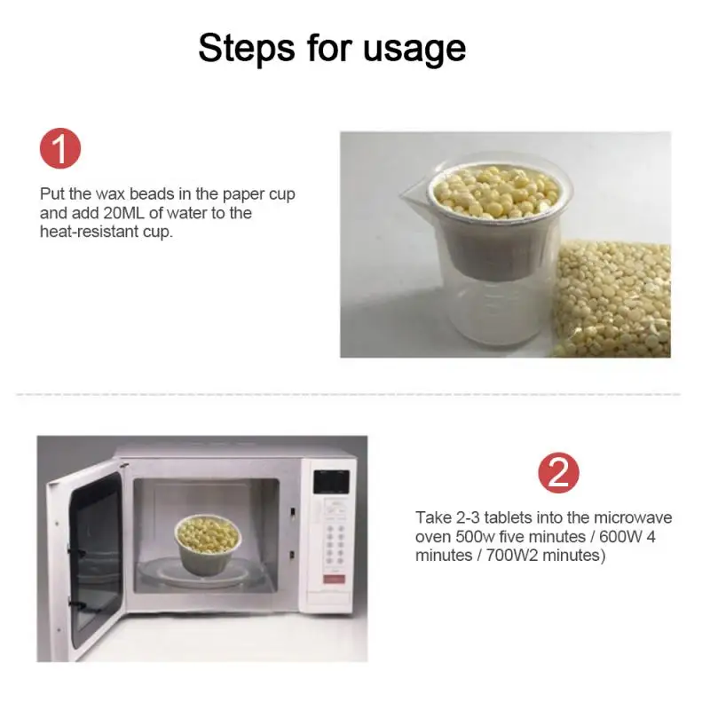 Набор для безболезненного мужского воска удаления волос в носу включает 50 г