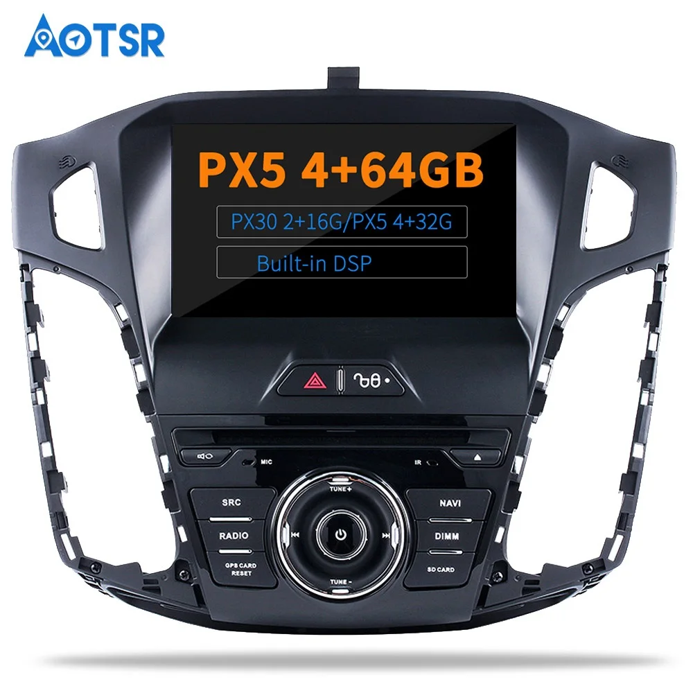 Автомобильный радиоприемник AOTSR на Android 10 для Ford Focus 2012 2013 2014 2016 2015 2017 2018 GPS