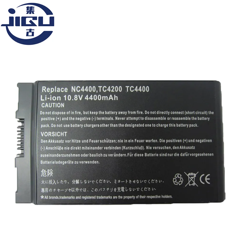 

JIGU Laptop Battery 381373-001 383510-001 HSTNN-IB12 HSTNN-UB12 PB991A For HP Compaq 4200 NC4200 NC4400 TC4200 TC4400 4400mah