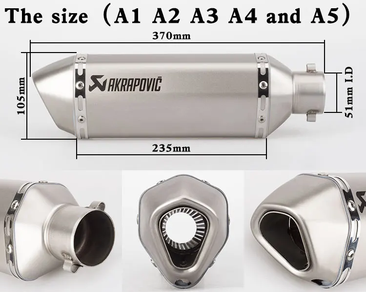 Мотоцикл Akrapovic выхлопная труба и Соединительная труба с DB Killer для Honda CB600F Hornet CBR600F 2007-2013 Escape Moto Cross