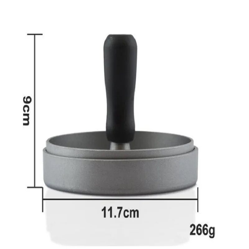 

High Quality Round Shape Hamburger Press Aluminum Alloy Hamburger Meat Beef Grill Burger Press Kitchen Food Mold