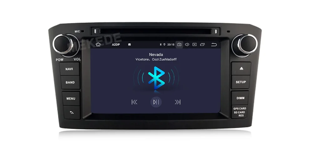 " HD2Din Android 9,0 автомобильный Радио gps навигация Мультимедиа Стерео dvd-плеер для Toyota Avensis T25 2003-2008 Авто Видео головное устройство