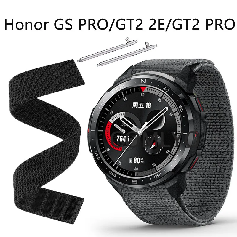

Ремешок нейлоновый для Huawei watch GT3 GT2 PRO GT 2E Honor GS Pro Magic2 46 мм