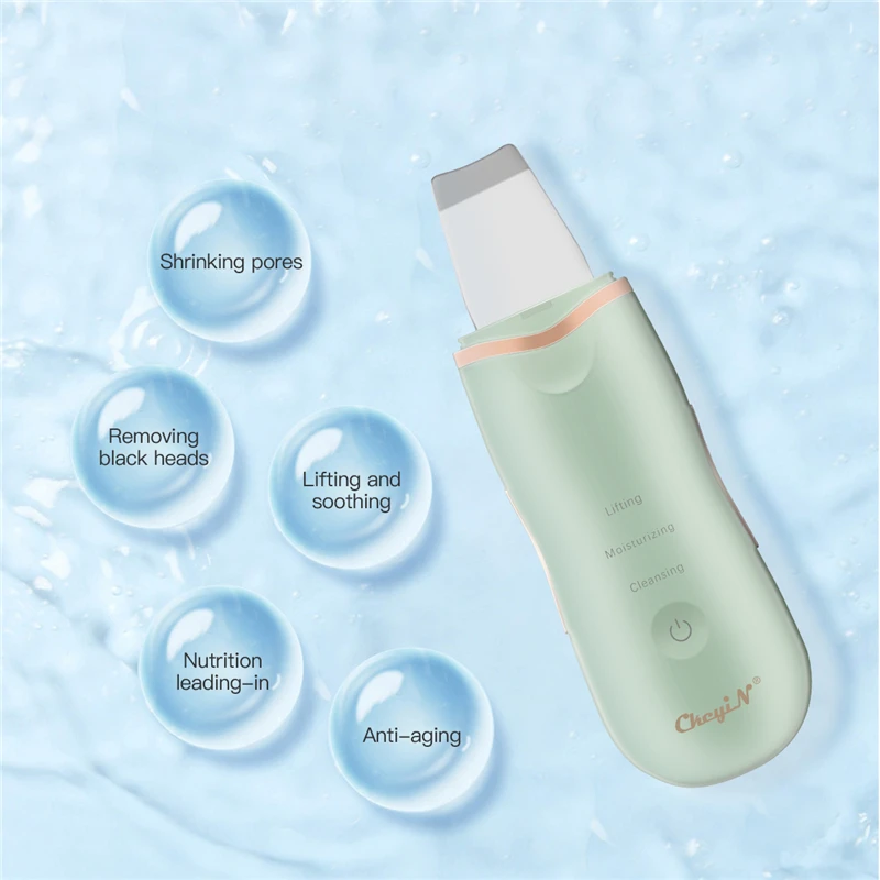 Kopen Ultrasone Facial Scrubber Vacuüm Comedondrukker Hot Comprimeren Led Photon Gezicht Lifting Aanscherping Anti Aging Huidverzorging