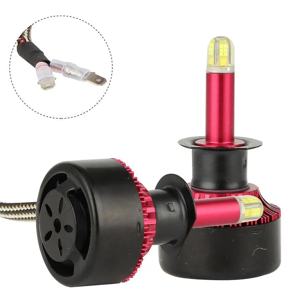 

2 шт. огни автомобиля 200W 20000LM светодиодный фар H1 H7 H8/9/11 9005 9006 Авто Лампа 6500 к Автомобильные фары лампы фары