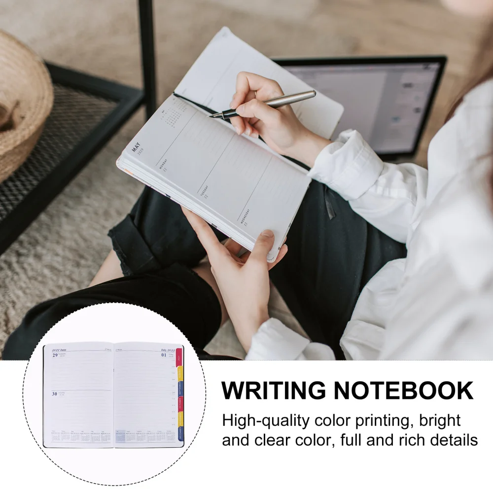

2022 Schedule Book Daily Planning Book Portable Schedule Notebook Planner