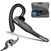bluetooth 5 1 headphone stereo handsfree noise canceling single headset business earphone with mic