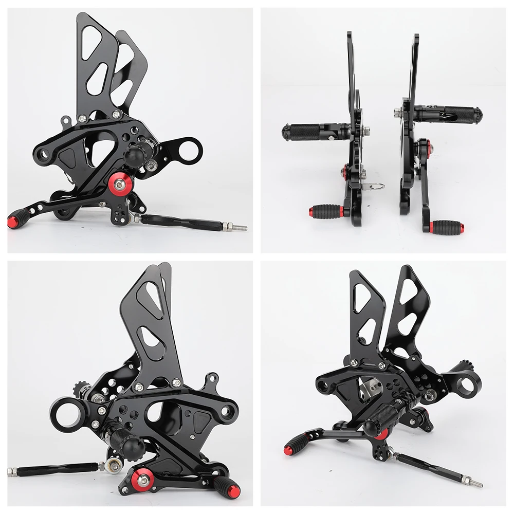 KEMiMOTO 2015 2016 GSX-S1000 F ЧПУ Алюминий подножка регулируется Rearset задний набор для SUZUKI