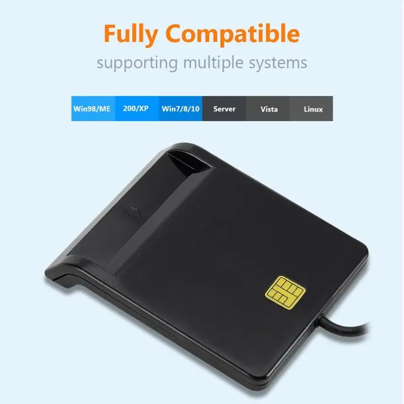 Считыватель смарт карт USB стабильная работа надежная простота для DNIE ATM cvc IC ID SIM