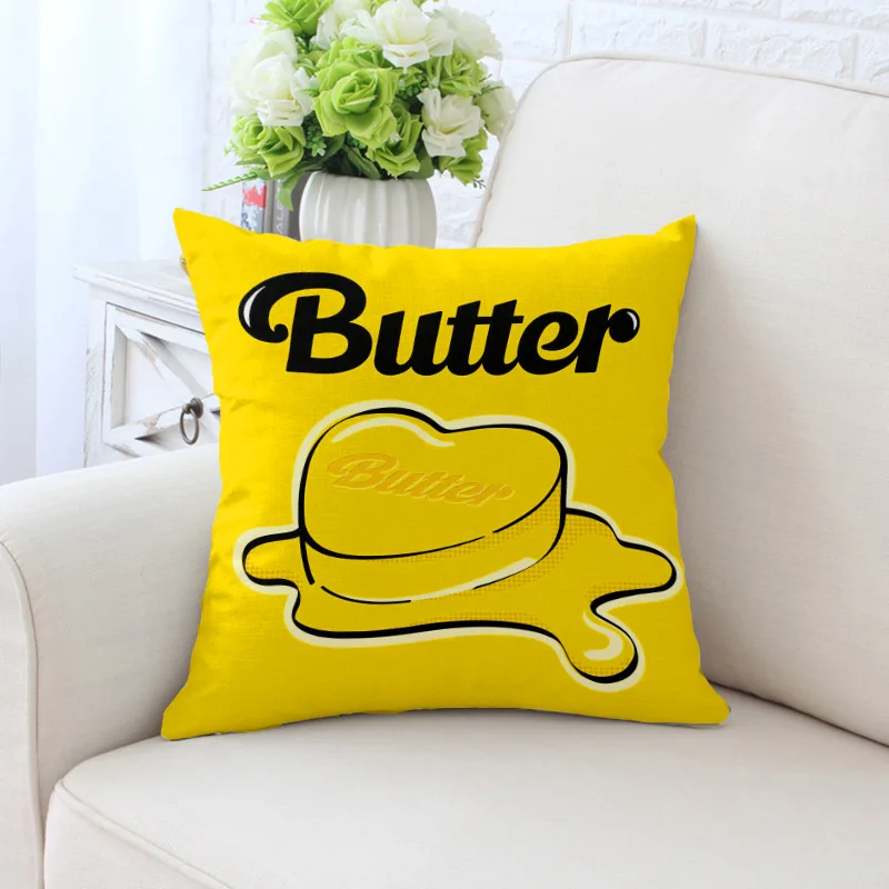 

Bangtan Boys Butter pillowcase New song Butter the same double-sided pillow