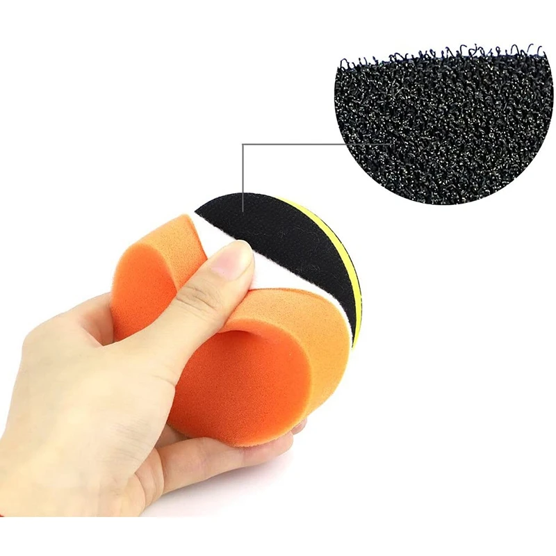 

26Pcs Car Foam Drill Polishing Pad Kit 3 Inch Buffing Sponge Pads Kit for Car Sanding, Polishing Waxing Sealing Glaze