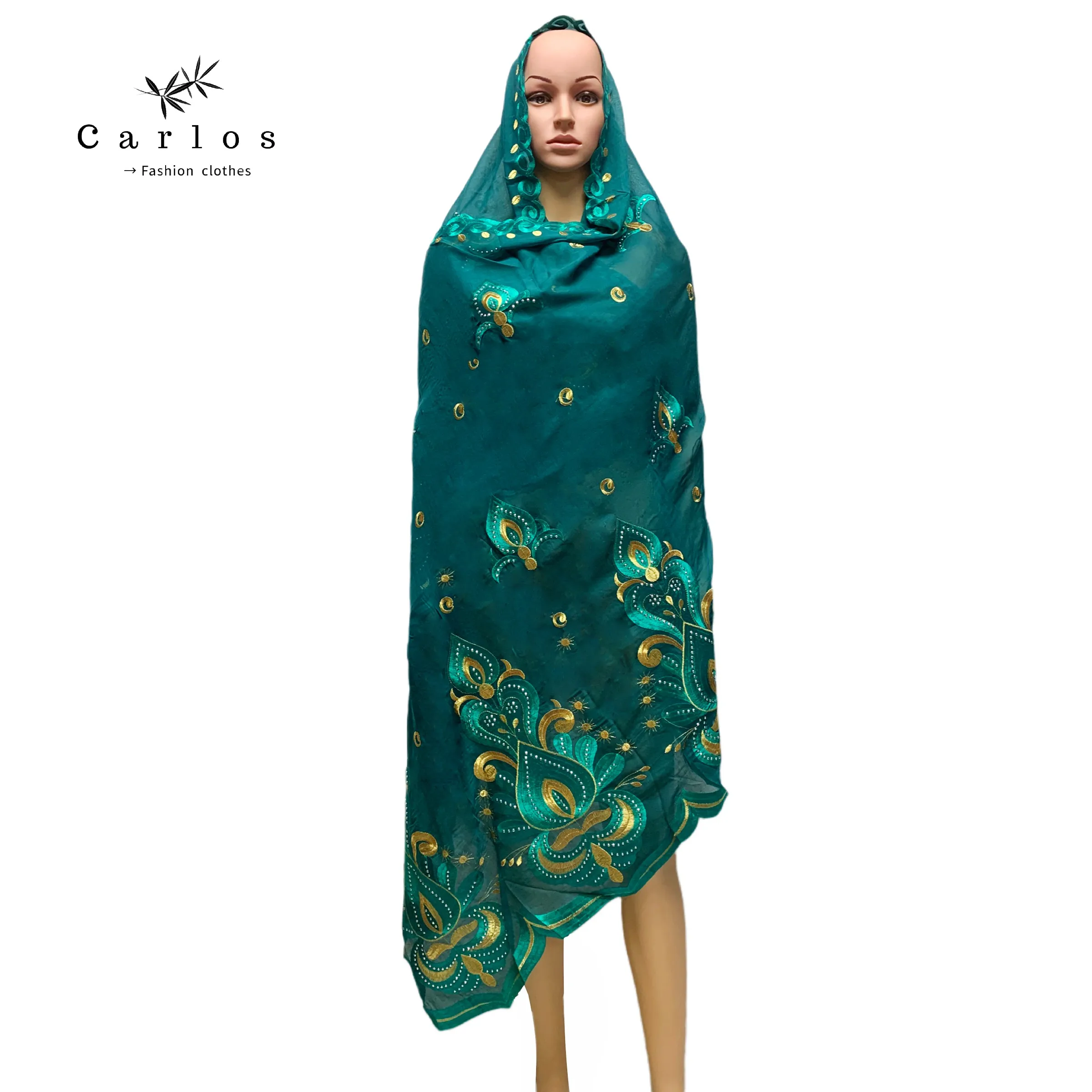 Лидер продаж 2021 шарф из 100% хлопка для африканских женщин хиджаба оптовая цена |