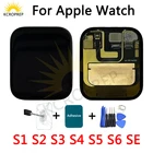 Сенсорный ЖК-экран для Apple Watch Series 1 2 3 4 5 6 SE 7, дигитайзер для iWatch S2 S3 S4 S5 S6 S7 GPS LTE 40 42 38 мм, ЖК-дисплей