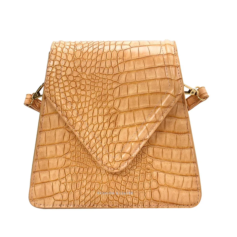 Женская сумка 2020 новый бренд ретро крокодиловый узор квадратный плечо почтальон