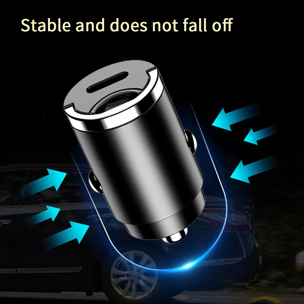 Kebidu 30W PD Car Charger Dual USB Type C Mobile Phone Metal Charging QC3 4.0 Quick Charge For iPhone Huawei Xiaomi | Мобильные