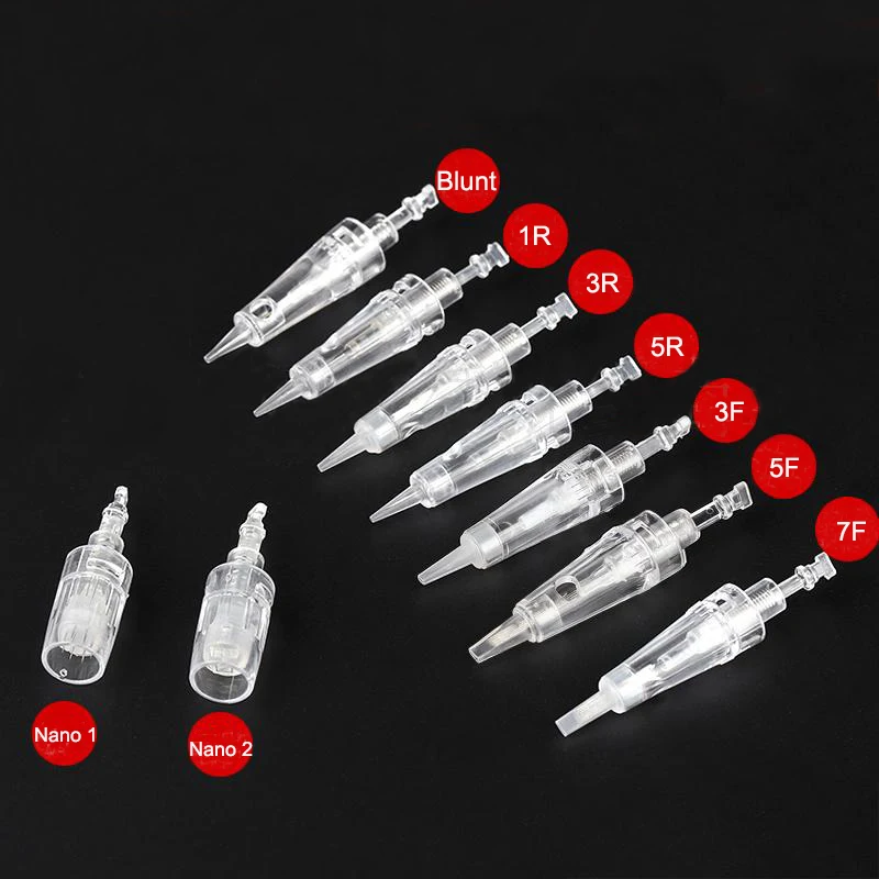 

50pcs Cartridges Needles Sterilized Permanent Makeup Machine Needles for Tattoo Machine Microblading Pen Ink Cartridges Needles