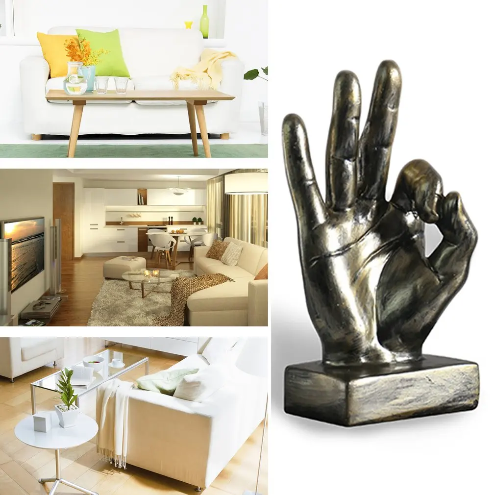 

Newest Gesture Finger Model Ornaments Home Decorations Coffee Shop Model Room Soft Decoration Tabletop Furnishings Fast Delivery