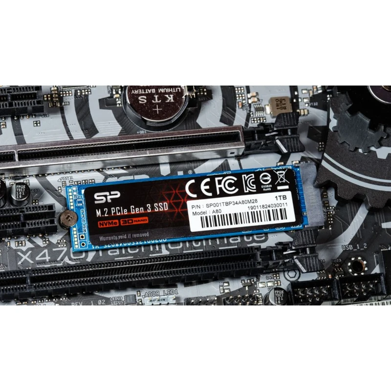 Твердотельный накопитель Silicon Power A80 SP001TBP34A80M28 SSD M.2 1.0Tb PCI Ex4|Внутренние