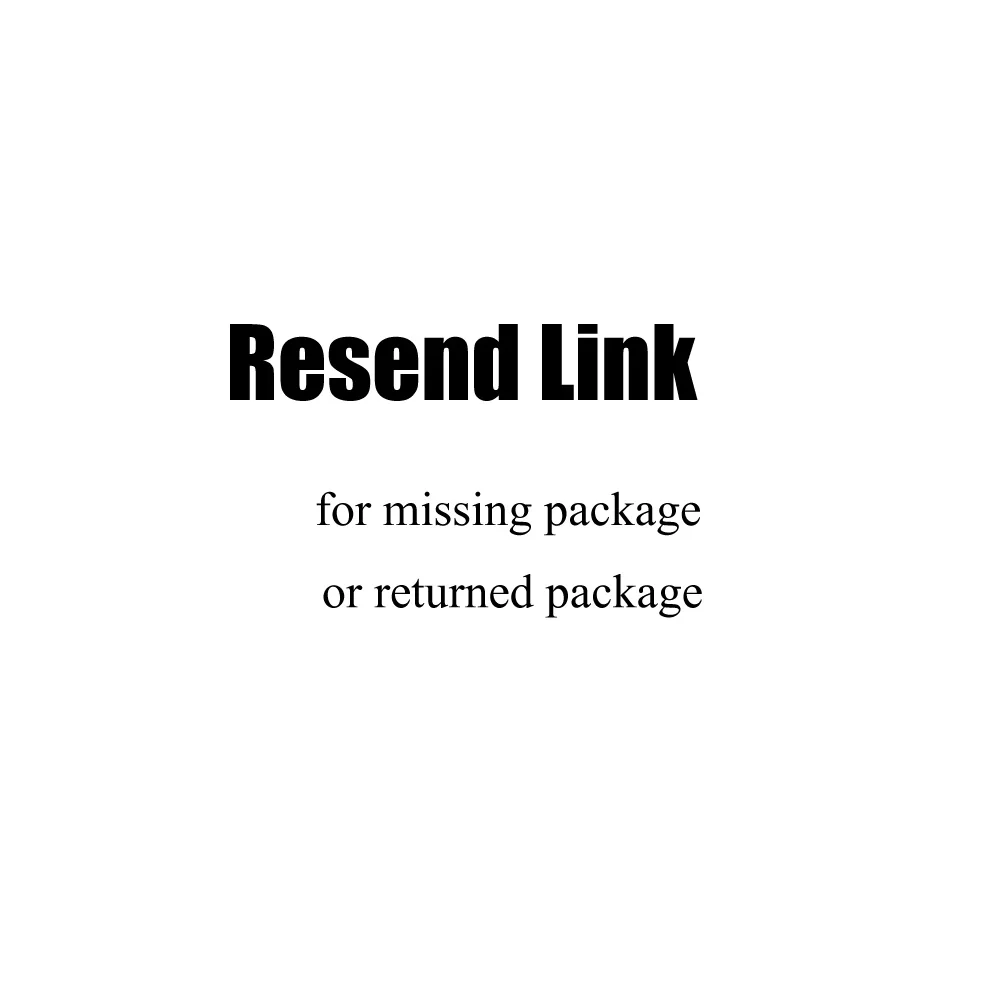

Resend Link For Missing Package Or Returned Package