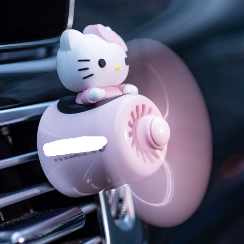 Car Air Freshener Auto Accessories Interior Perfume Kitty On A/c Conditioning Outlet Diffuser Anime Genuine | Автомобили и