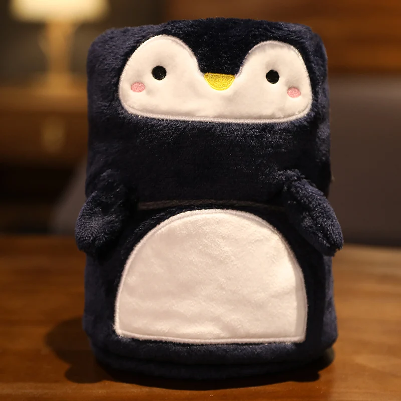 Милый плюшевый плащ с собачкой хаски 1 шт. мягкий изображением мультяшных