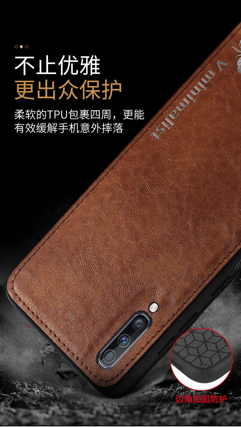 Чехол для samsung Galaxy A70 A60 A50 A30 A20 A10 роскошный винтажный кожаный магнитный автомобильный чехол для samsung M10