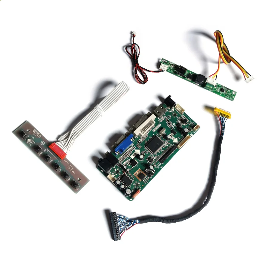 

For LTM200KT07/LTM200KT10/M195RTN01/M200RTN01 30-Pin LVDS Screen LDE 60Hz VGA+DVI 1600*900 Display Controller Board DIY Kit