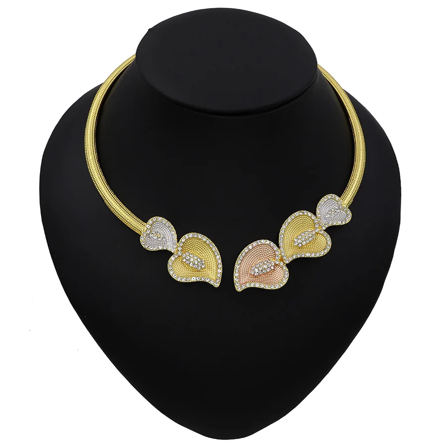 TSROUND уникальный элегантный лист шаблон банкет вечерние Популярные бусы дизайн