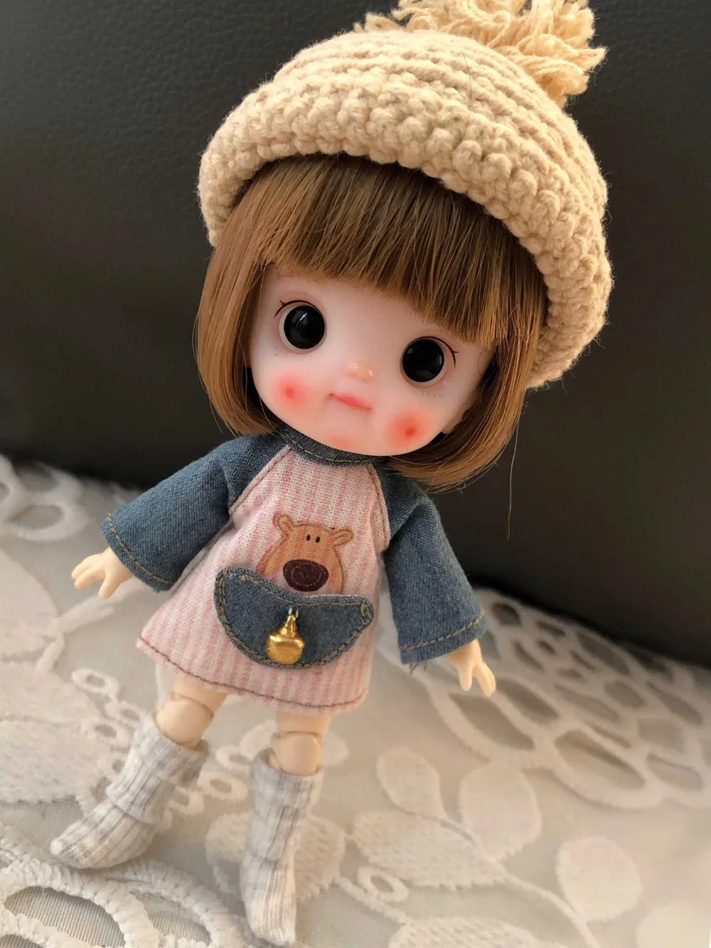 OB11 кукла голова Кастомизация 1/8 BJD куклы OB Полимерная глина