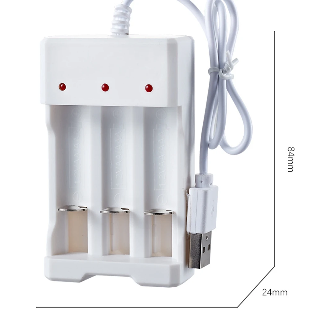 USB 3 слота AA AAA зарядное устройство Nimh Nicd аккумуляторы зарядное устройство s регулируемый независимый разъем для зарядки батареи Зарядка AA AAA