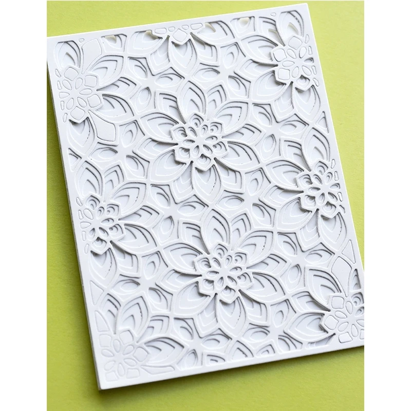 New Layer Blossom Flower Frame Background 2020 Metal Cutting Dies for DIY Scrapbooking and Card Making Embossing Craft No Stamps | Дом и сад