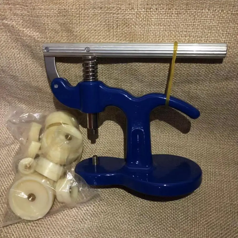 Набор инструментов для изготовления стальных часов + 12 пластиковых колпачков