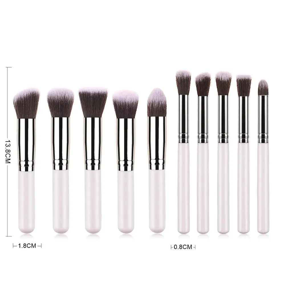 Набор кистей для макияжа набор пудры основы бровей теней век косметические