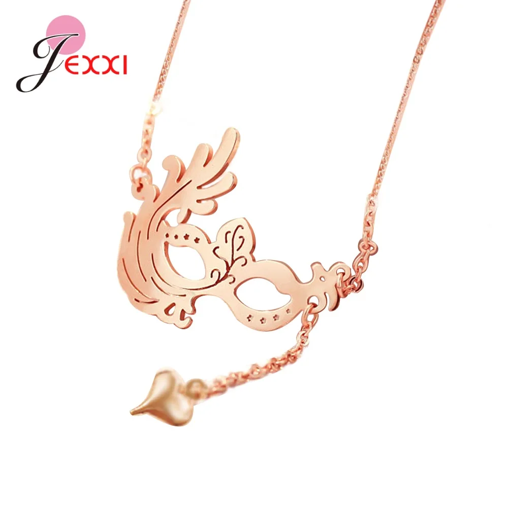 

Роскошная подвеска из стерлингового серебра 925 пробы с кристаллами в виде капли воды, цепочка для женщин, ожерелья и кулоны с сердечками, юве...