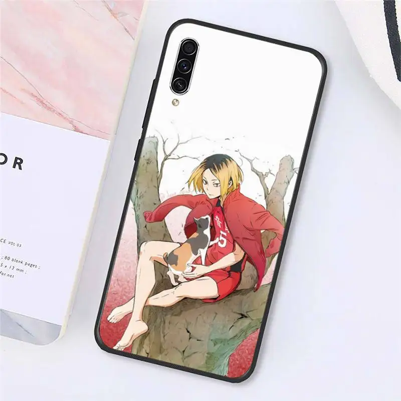 

Anime Haikyuu Kenma Kozume volleyball Phone Case For Samsung galaxy A S note 10 7 8 9 20 30 31 40 50 51 70 71 21 s ultra plus