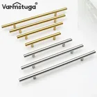 VARMSTUGA матовые черные прямые ручки для шкафа из нержавеющей стали матовые черные золотые ручки для кухонных дверей