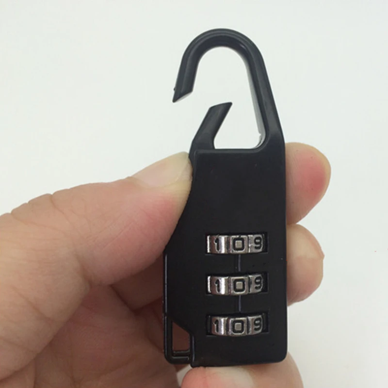 

High Quality 1PCS Black Travel Luggage Suitcase Combination Lock Padlocks Case Bag Password Digit Code Bag Locks