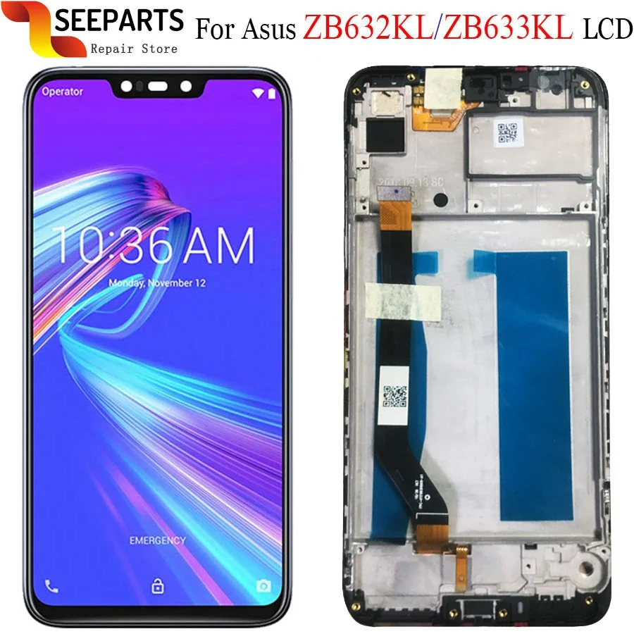 ЖК дисплей 6 26 дюйма для Asus Zenfone Max M2 ZB633KL/ZB632KL X01AD экран с сенсорной панелью
