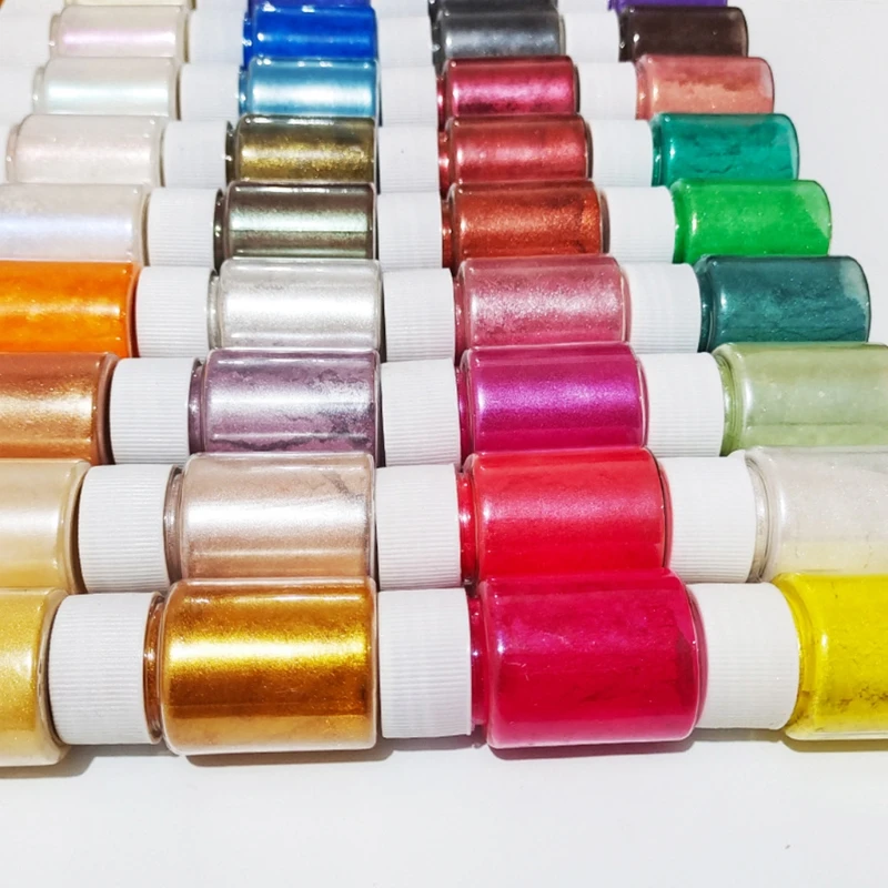 

36 Colors Cosmetic Grade Pearlescent Natural Mica Mineral Powder Epoxy Resin Dye AXYD