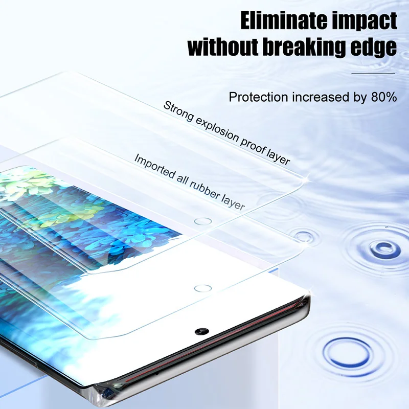 

3Pcs Hydrogel Film For Samsung Galaxy S8 S9 S10 Plus S20 FE S21 Ultra S7 Screen Protector For Samsung Note 20 8 9 10 Plus Film